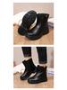 Unisex Winter Fur-Lined Waterproof Slip-On Snow Boots