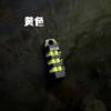 Self-luminous Titanium Alloy Tritium Tube Luminous Velcro Morale Badge Keychain Tritium Gas Pendant Necklace Pendant Car Sticker
