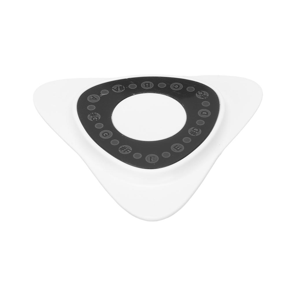 Guitar Picks Tuner Ukulele Tuner 3 Thickness Picks LED Display ABS Portable Tuner Instrument Accessory for Acoustic Guitar Ukulele