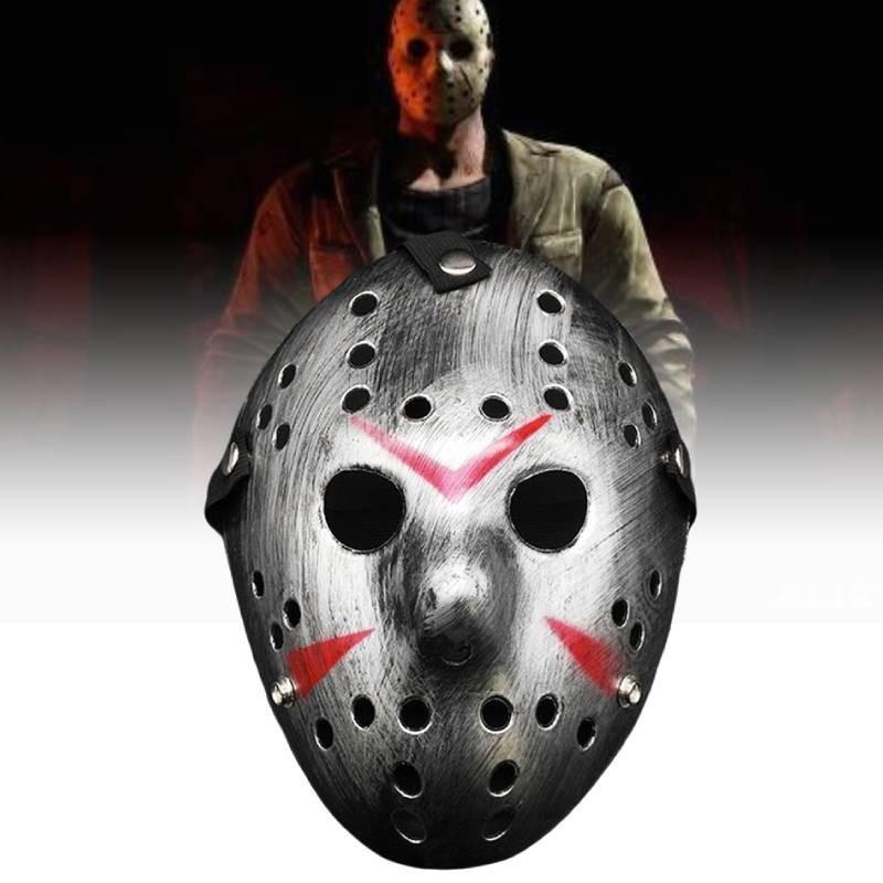 Jason Mask With Blood Effect For Halloween Cosplay Scary Horror Props In Multiple Colors