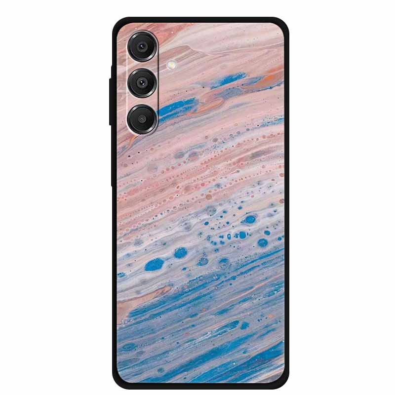 For Samsung Galaxy A14 A15 A16 5G Case Marble Soft TPU Phone Back Cover For Samsung A14 A15 4G Shockproof Silicone Painted Coque