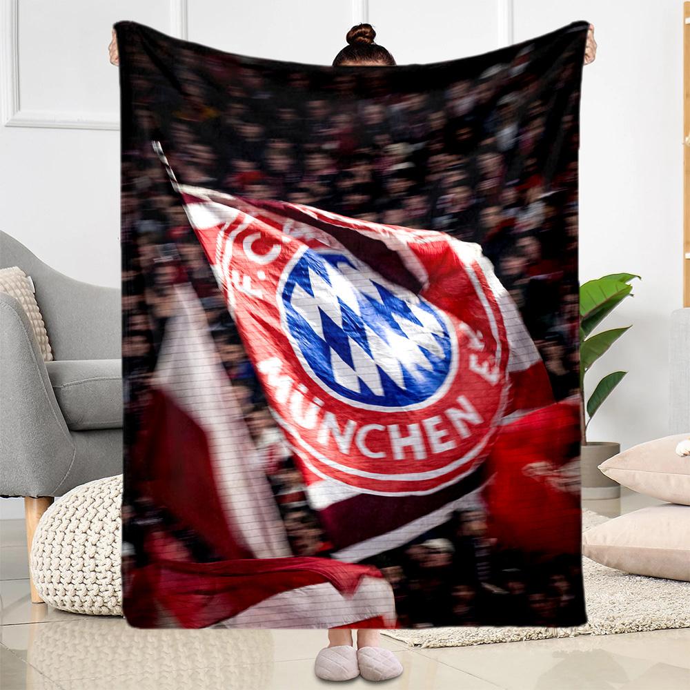 Bayern Munich Blanket Ultra-Soft Great for Office Chair Seaside Sofa Four Seasons Multipurpose Digital Print Gifts For Family Or Friends