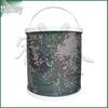 Portable Outdoor Camouflage Collapsible Water Bucket