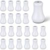 20Pcs White Plastic Cord Tassel Blind Pull Cord Knobs Blind Cords Pull End Blinds Cords Replacement Parts for Curtain Craft Shades