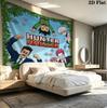 Hunter X Hunter Wall Tapestry Aesthetic Wall Hanging Printed Fabric Blanket Decorative Tapestries For Bedroom Living Room Home Decor