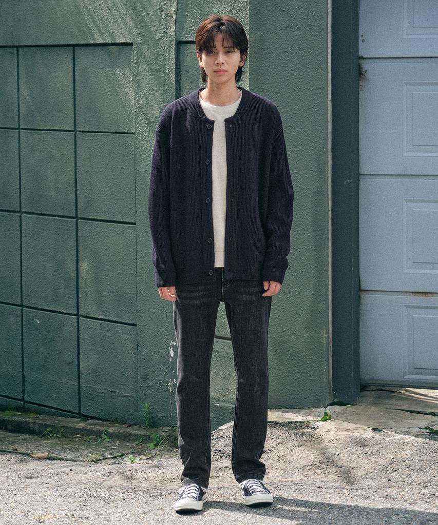 Stco Diems Hazzi Round Cardigan Navy_Dkgxa61Osn