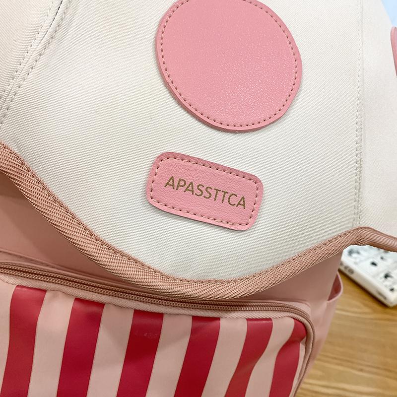 Backpack Women's Colorblock Student Schoolbag Campus Backpack