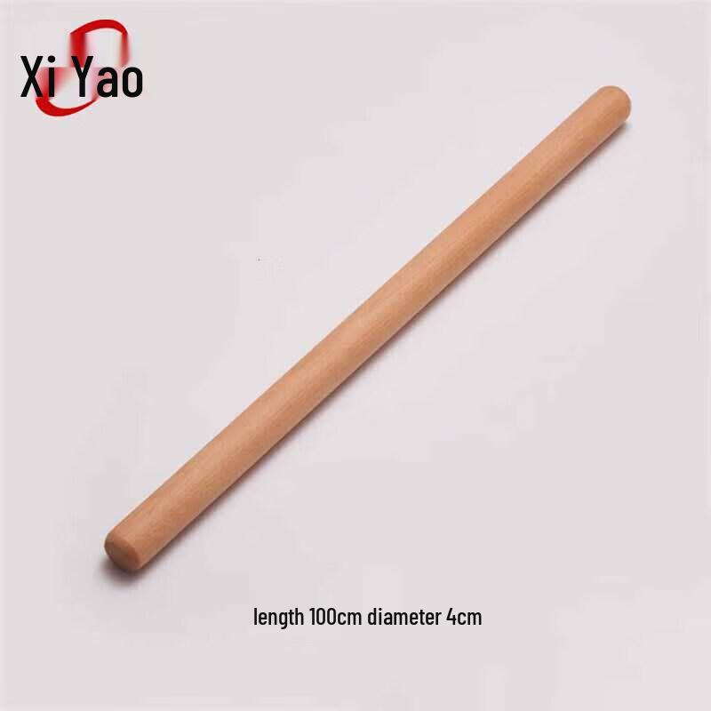 Xiyao Thick Beechwood Rolling Pin (100cm x 4cm)