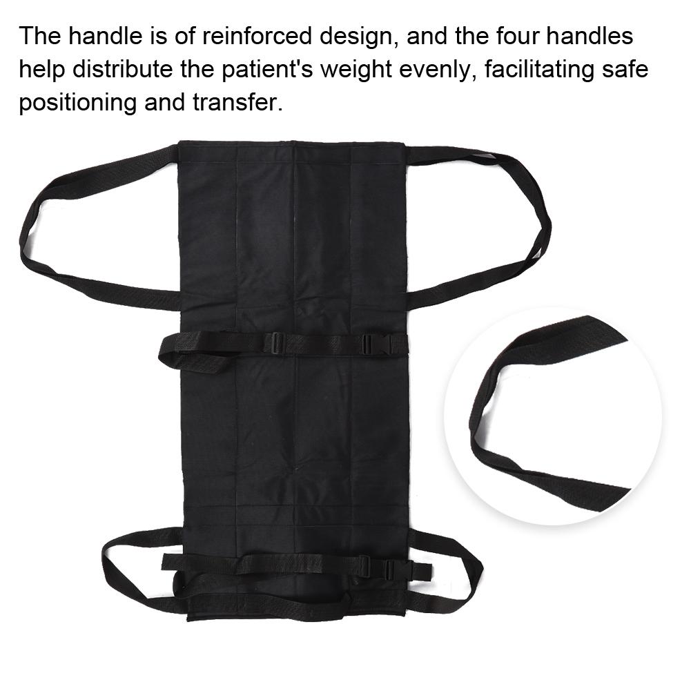 Patient Elderly Displacement Belt Wheelchair Transfer Seat Pad Cushion with Handles