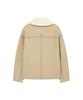 Covernat Woman Reversible Shearling Jacket Beige