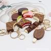 Mini Simulation Chocolate Pendant Ice Cream/Kinder Chocolate Layer Cake Pie Keychain Bag Pendant