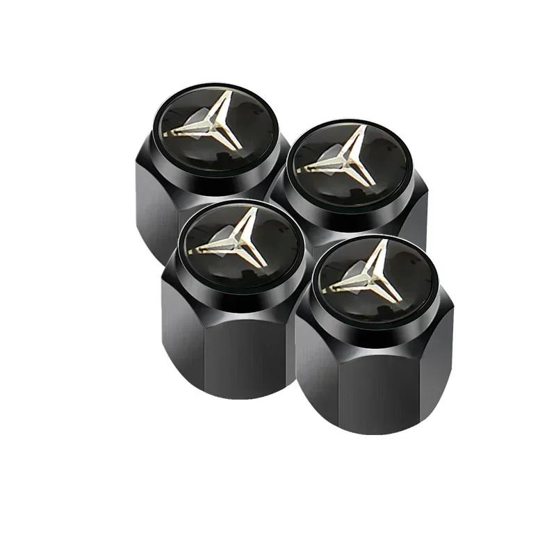 

C200 E200 For Mercedes Benz Car Wheel Tyre Tire Valve Stem Cap with Wrench for Mercedes Benz W176 W204 W203 W205 W212 W211 W124