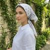 Y2K Small Square Scarf Spicy Girls Hair Scarf Elegant Cashew Flower Print Scarf  Beach