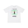 Li Ning X Bored Ape Cartoon Pattern Printed Crew Neck Loose Short Sleeve T-Shirt Unisex T-Shirt White AHSSD79-1