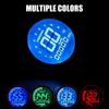 7 Color Motorcycle Speedometer LCD Digital Screen Motorcycle Scooter ATV Retro Dashboard Instruments Oil Gauge Meters Universal