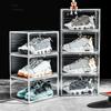 1PC Shoe Storage Box Acrylic Shoe Organizer Sneaker Display Case Anti-Scratch Design Dust-Proof Clear Shoe Storage Box 36x27cm