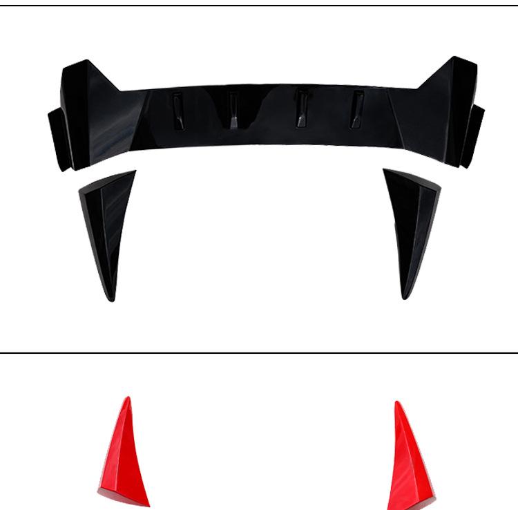 Punch-Free Rear Wing Spoiler for 15-23 Mustang Roof - Modified Car Body Kit