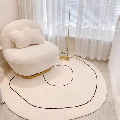 INS Irregular Carpet Non-slip Floor Mat Modern Simple Design Rug Absorbent for Living Room Kitchen Dining Room Bedroom Decor