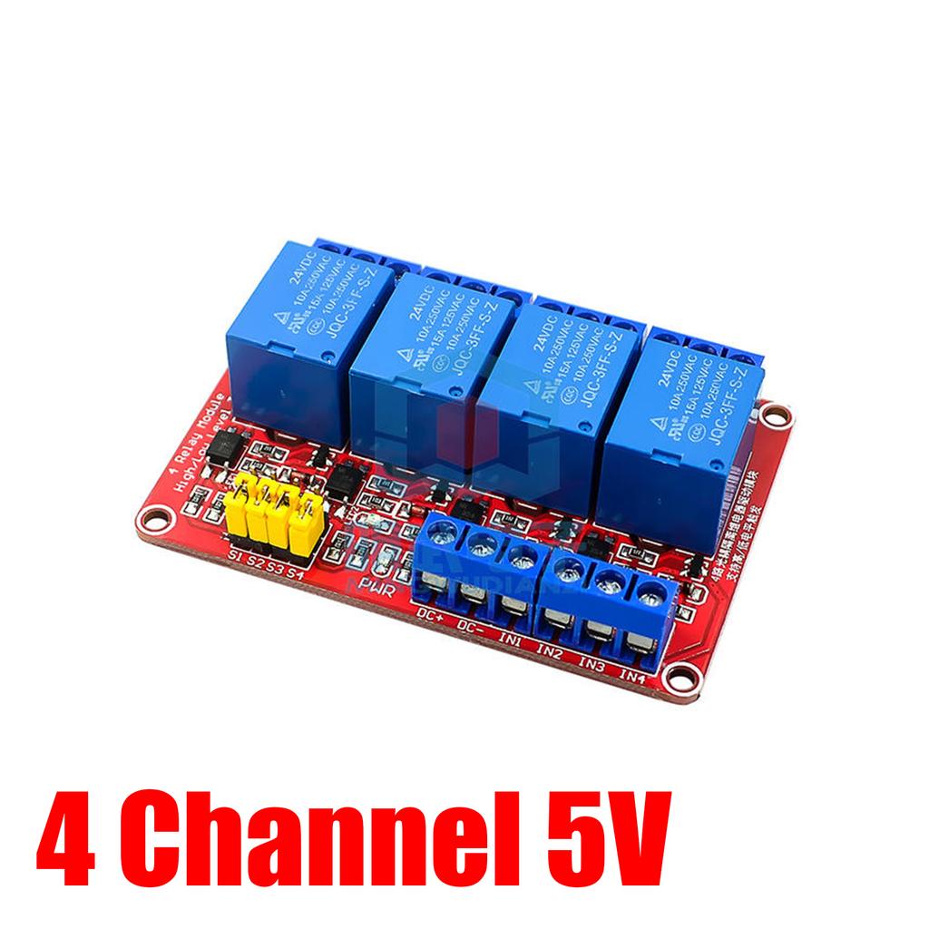 High/Low Level Trigger Relay Module 1 2 4 8 Channel 5V 12V 24V Home Intelligent Control Module With Optocoupler Isolation Output