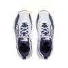 Li Ning Kids Fashion Trend Low Top Basketball Shoes Kids Sneakers White Blue YKBV042-1