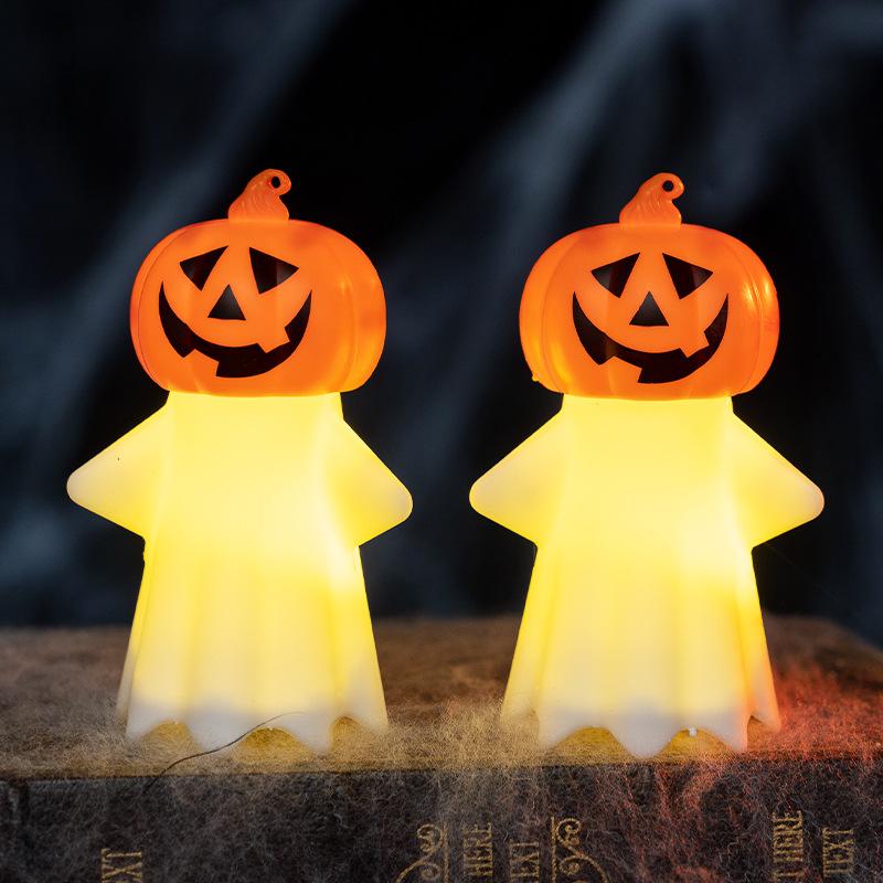 Halloween Ghost Lanterns Ghost Festival Luminous Candles Night Lights Halloween Decorations Scene Arrangements