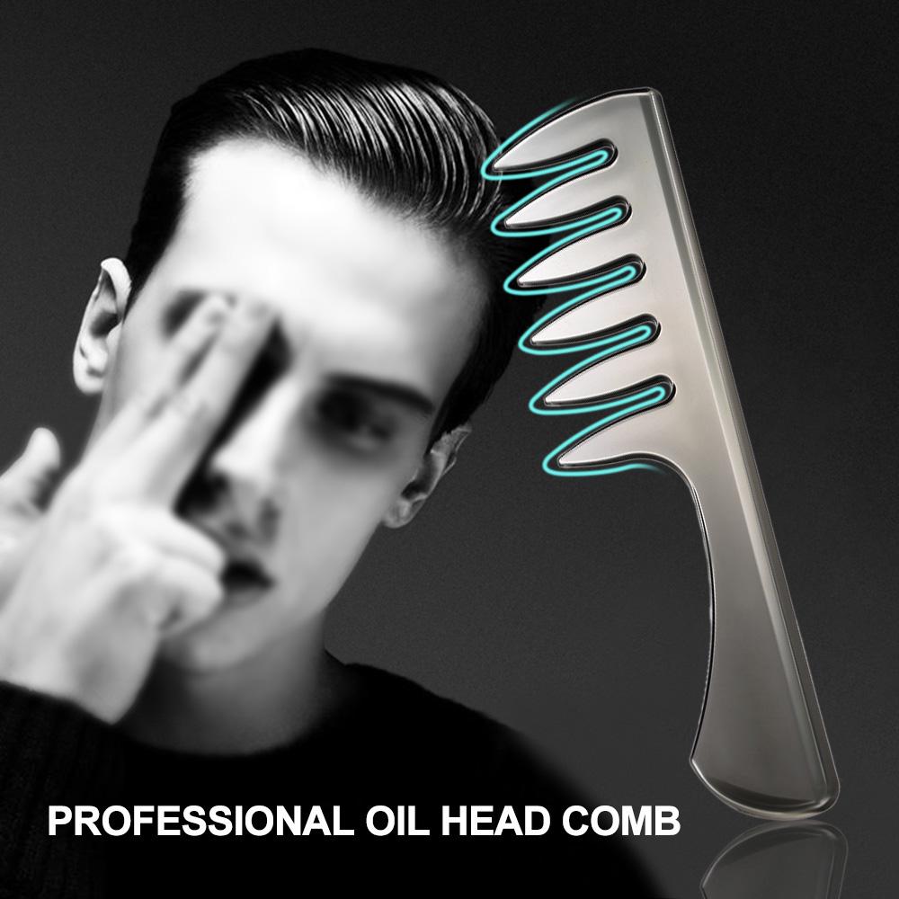 Wide Teeth Hair Comb Male Plastic Classic Oil Slick Styling Hair Brush Anti static Detangling Hairbrush