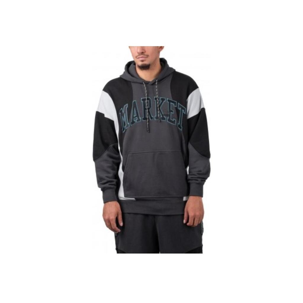 Puma FW22 Pullover mit Buchstaben-Kapuze, figurbetontes Langarm-Sweatshirt für Herren, Sweatshirt, Dunkelgrau 535083-85