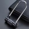 Luggage Code Lock Password Padlock 4 Digit Combination Lock Gym Door Lock Lengthened Shackle Lock
