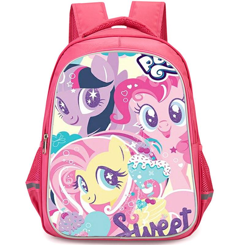 Little My Fashionable Pony Backpack For Young Girls Sweet And Fresh Style