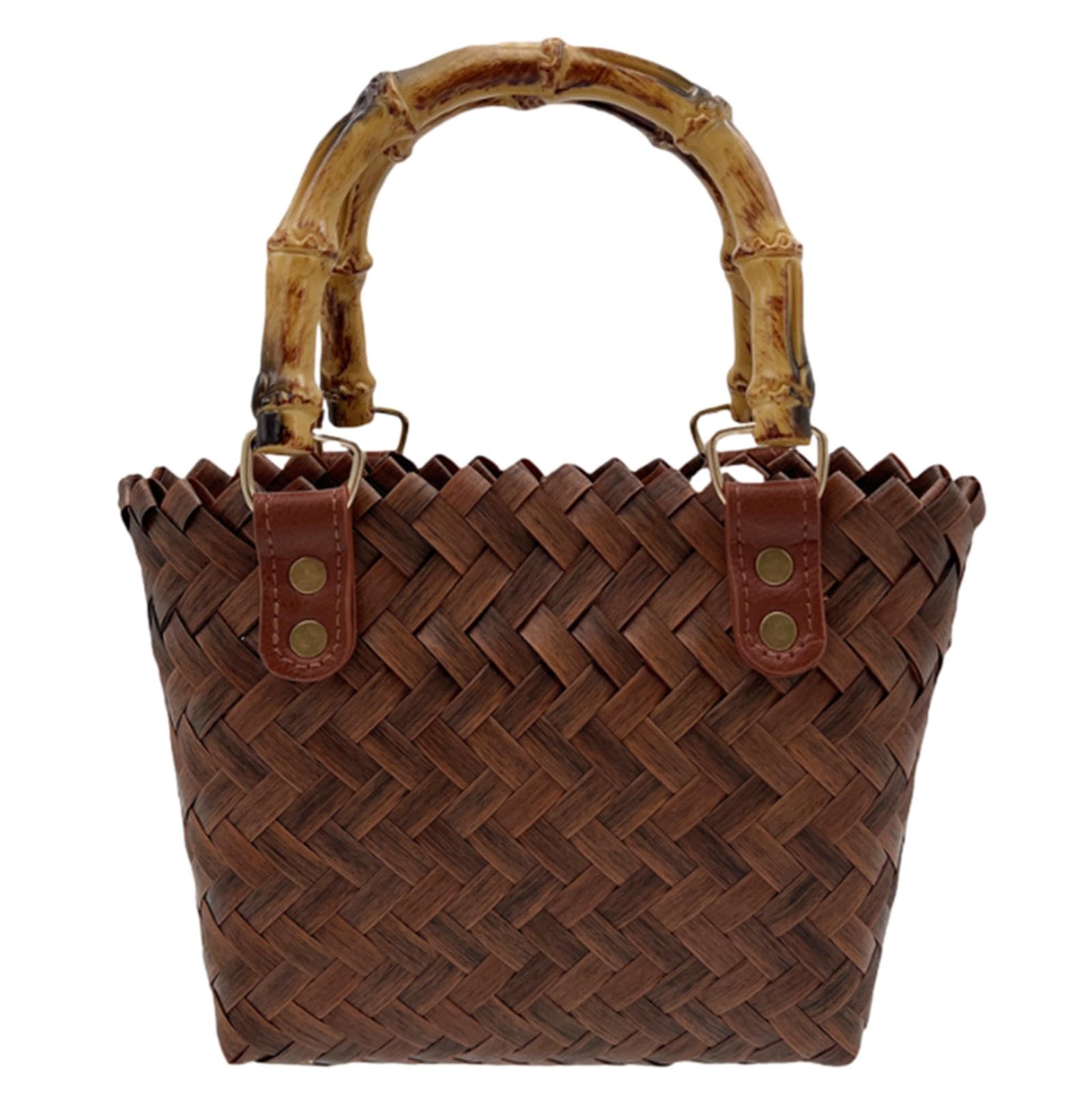 

Basket hand woven bamboo mountain large 2 types [SLOW & MELLOW] bag, bag, bag, handle, women s, casual, handbag, grape, capacity, travel, compact,
