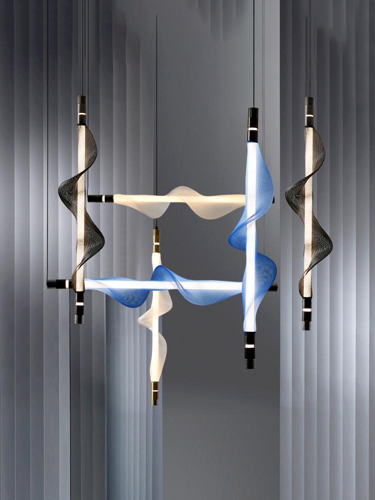 Elegant Designer Chandelier for Restaurant, Office, or Bar Counter