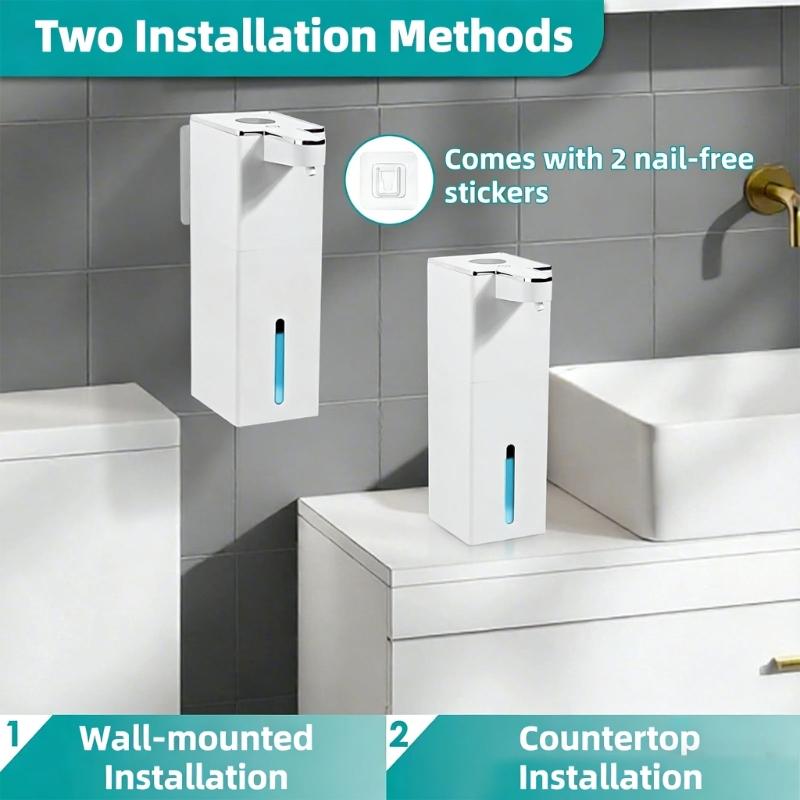 Practical Soap Dispenser Having Fast Bubbling Function Replaceable picks And Internal power Supply For Home Application