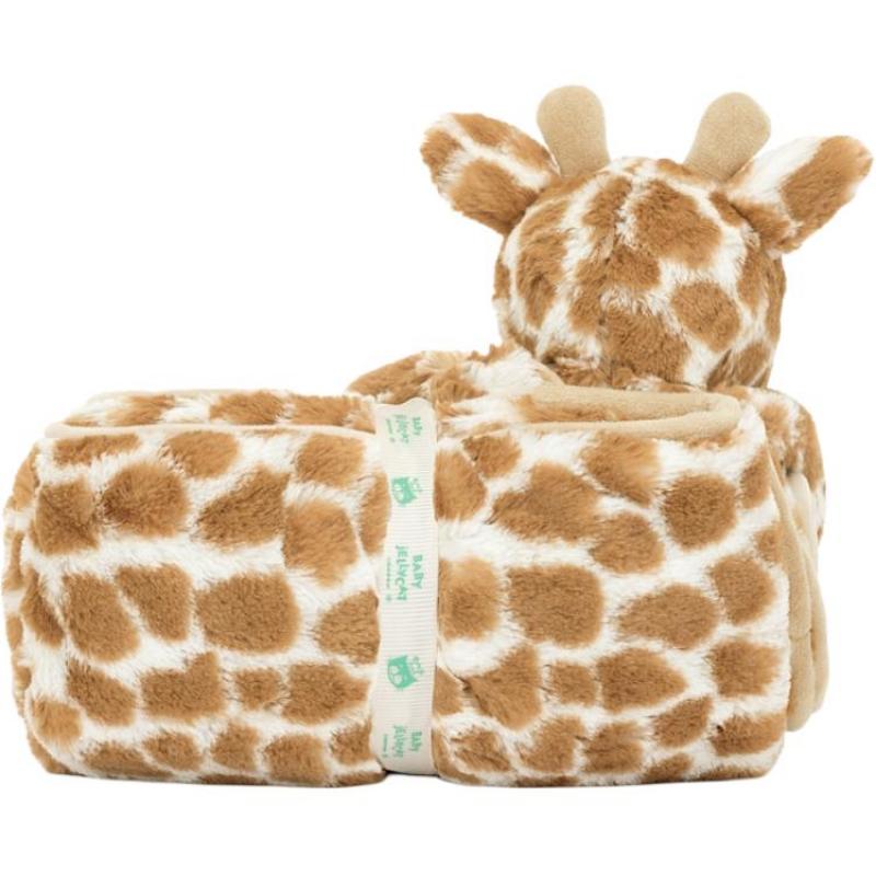 JELLYCAT Shy Series Giraffe Blanket Soft Comforting Blanket Doll Peripherals