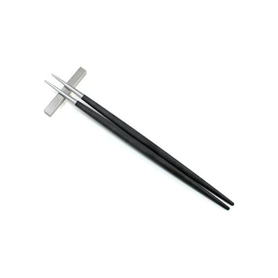 Cutipol GOA/Goa Black GO29 Chopsticks and Chopstick Rest Set