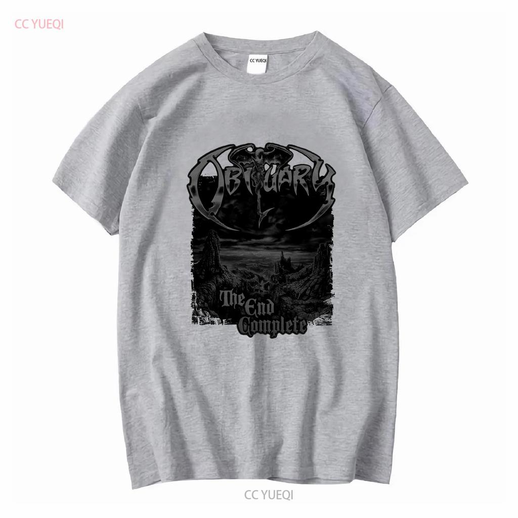 Obituary The End Complete T Shirt cotton Mens all sizes S 5XL 18 colors band poster album cover long or short sleeves vintage