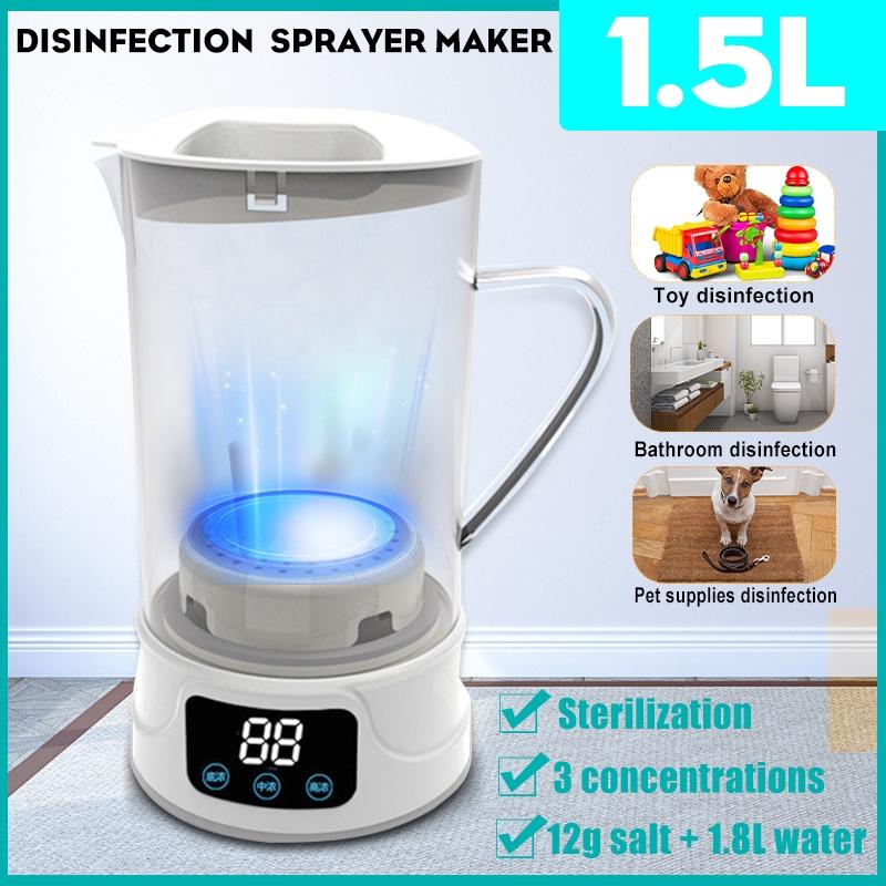 

84 Disinfectant Generator Home Household Sterilization Liquid Healthy Environmental 1.5L Hypochlorous Acid Water Maker Machine