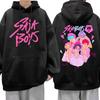 KPop Demon Hunters Saja Boys Movie Hoodies Men Women Fleece Casual Oversized Sweatshirt Fashion Hip Hop Long Sleeve Pullovers
