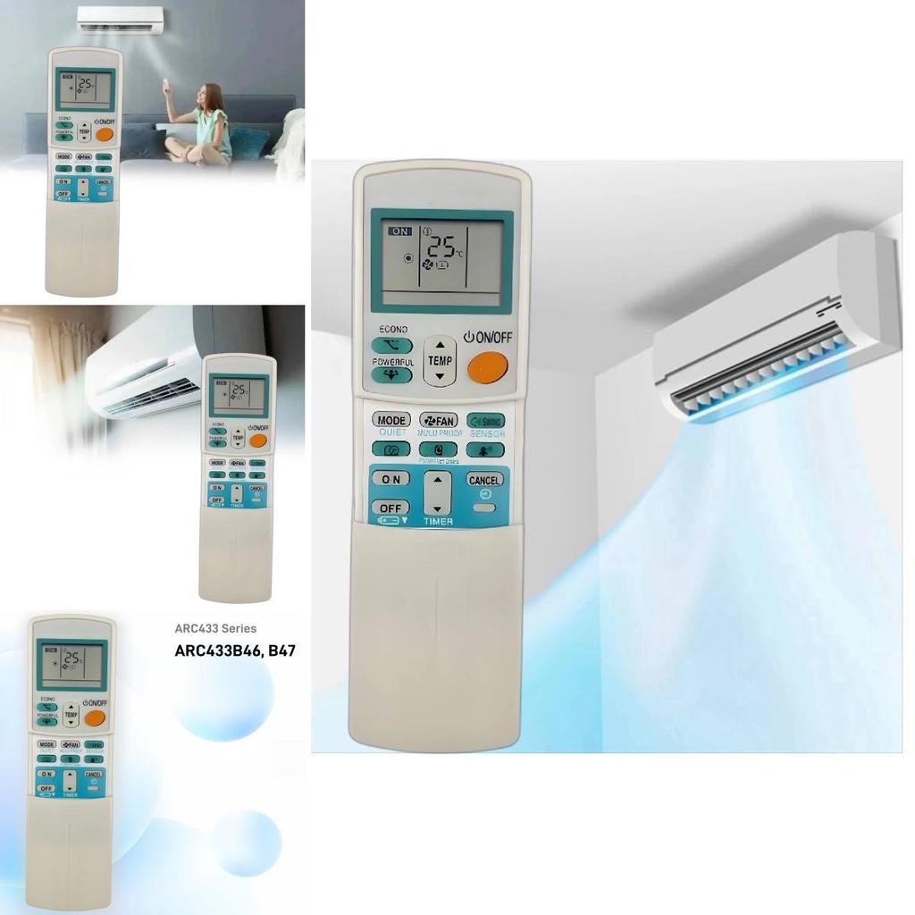 Air Conditioner Remote Control With Long Transmission Range For Easy Operation