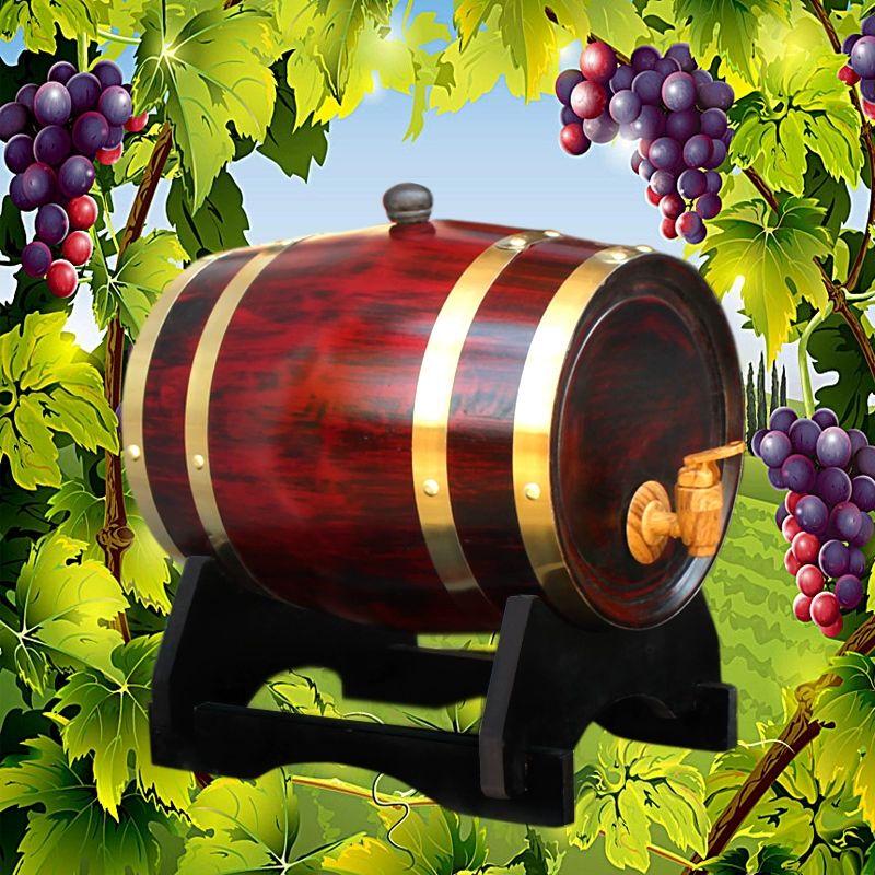 3-литровый дубовый винный бочонок