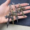 Gothic Thorns Pendant Necklace: Retro Punk Style Accessory