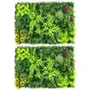 DIY Artificial Plant Wall Panel Plastic Hanging Grass Backdrop Wall Panel Outdoor Artificial Privacy Fence Screen For Home Garde