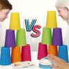 1 SET/54 Kart 12 Bardak 1 Sesli Oyun Seti Puzzle Yarışması Bardak Dizme Masa Oyunları Dizme Kule Oyunları, Noel Hediyeleri Etkileşimli Oyuncaklar