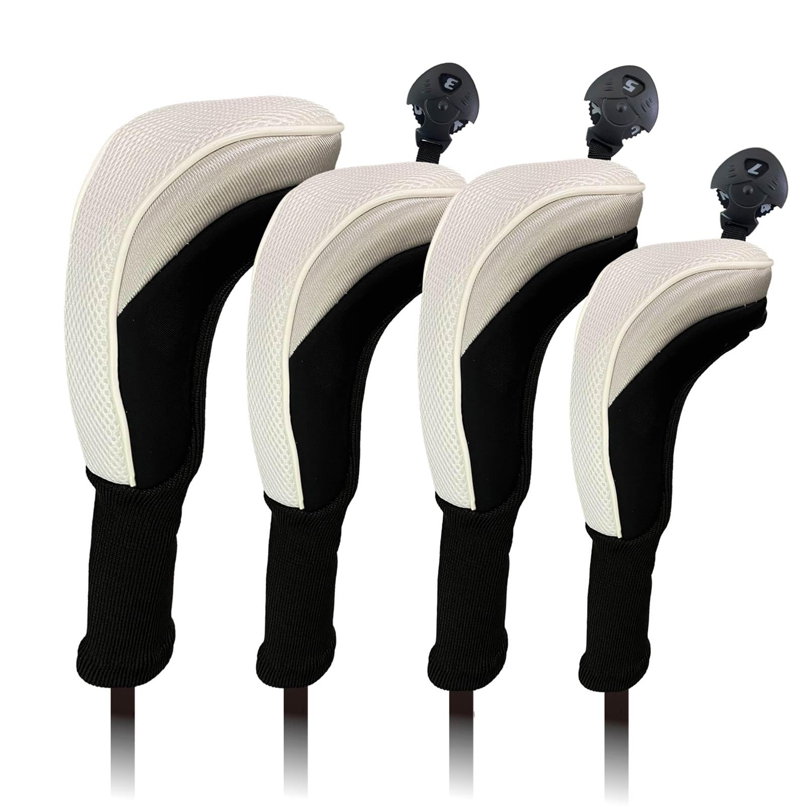 

Набор чехлов для головы Драйвер Утилита Фарвейное дерево DR FW UT Чехол Сетчатый набор 7 цветов Вращающийся номер в комплекте набор FW x 4 шт. (4-х частей (ДР, 2, ЮТ), белый)