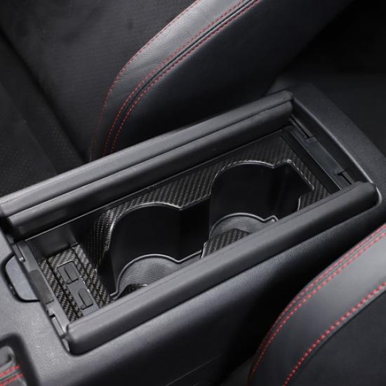 Carbon Fiber Car Cup Holder Frame Cover Accessories For GR 86/Subaru BRZ -23