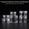 3G 5G 10G 15G 20G Cosmetic Cream Jar Empty Clear Eyeshadow Nail Glitter Lip Balm Container Makeup Sample Pot Bottle Plastic