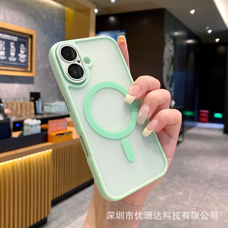 Applicable to iPhone11 mobile phone case matte magnetic suction Apple 11 skin feeling 11 with lens film all-inclusive anti-drop protective cover
