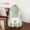 Burden-reducing All-match Female Large-capacity Letter Design Backpack Couple Leisure Backpack