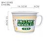 Ins style kreative Instant-Nudel Keramik Tasse Schüssel mit Deckel Bento-Box Studenten Brotdose Instant-Nudel Schüssel Suppenschüssel Set
