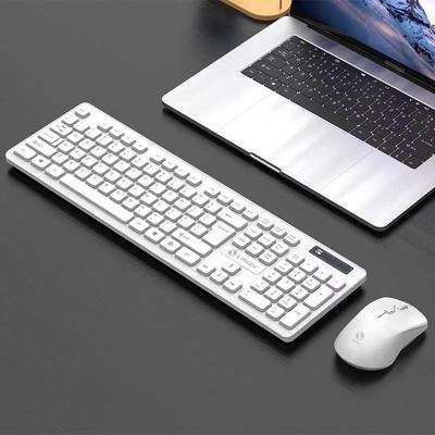 Limei W100 Wireless Chocolate Keyboard and Mouse Set for Desktop and Notebook Business Office