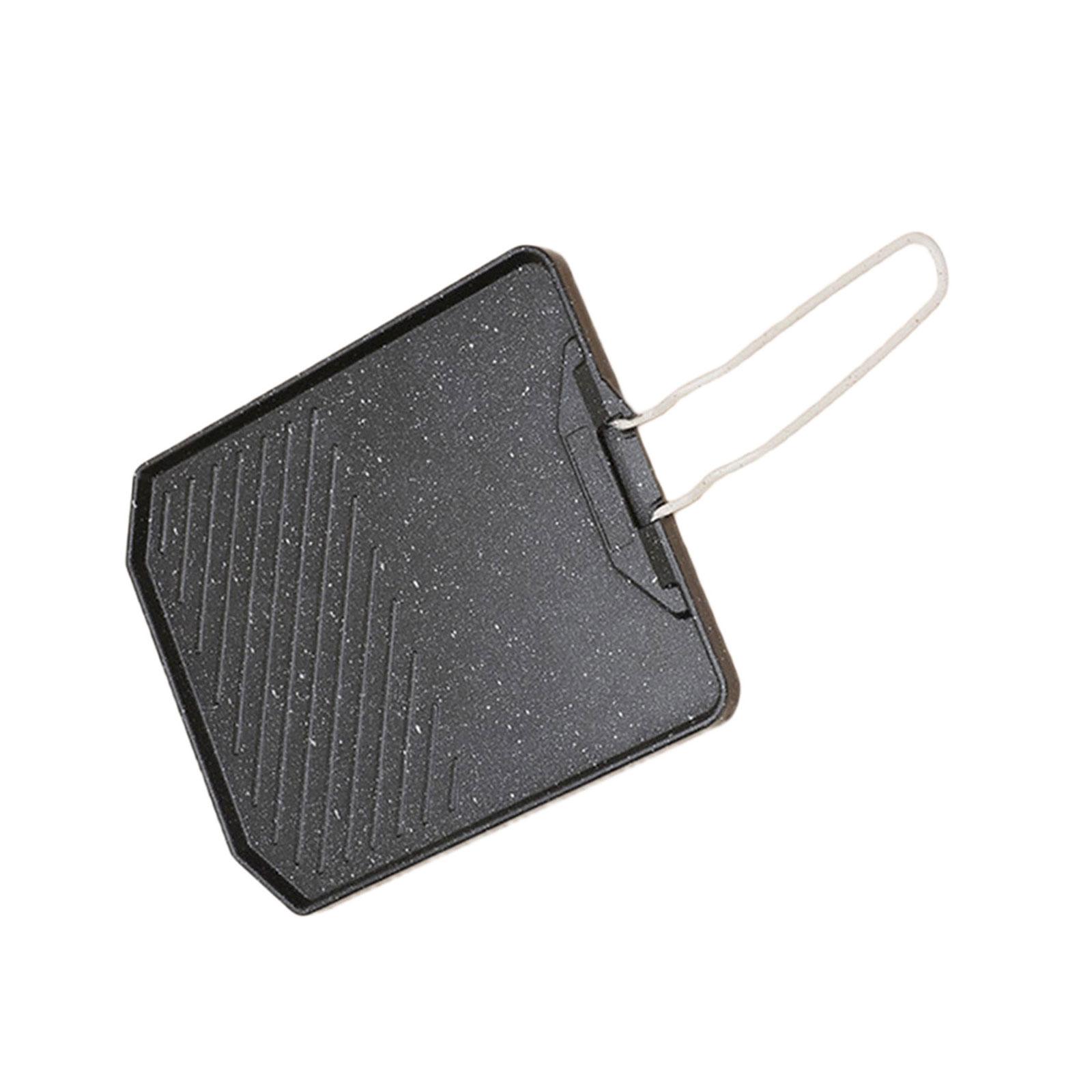 

Сковорода из алюминиевого сплава с антипригарным покрытием и эргономичной ручкой, походная сковорода для приготовления пищи, идеально подходит для домашних поваров и людей, заботящихся о здоровье 1